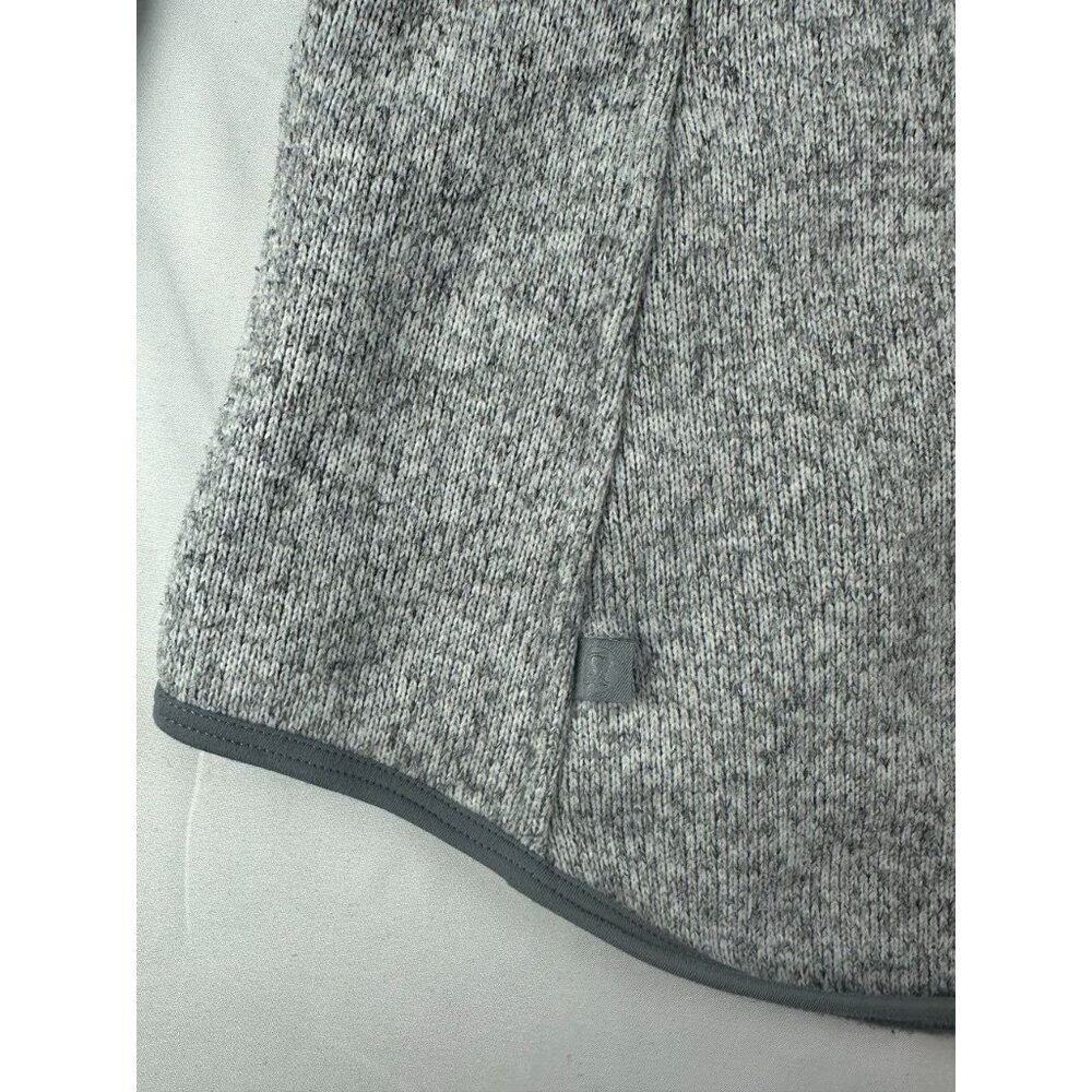Lululemon Fleece and Thank You Pullover Hoodie Sweater Heathered White Gray 6 - Picture 4 of 7